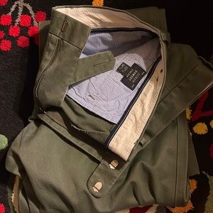 Jcrew Bowery slim chinos.